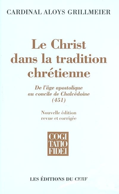 Couverture_De l'âge apostolique au concile de Chalcédoine (451)