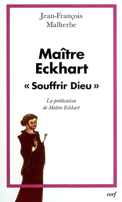 Front cover_Maître Eckhart, Souffrir Dieu