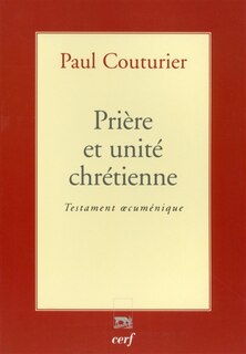 Front cover_Prière et unité chrétienne