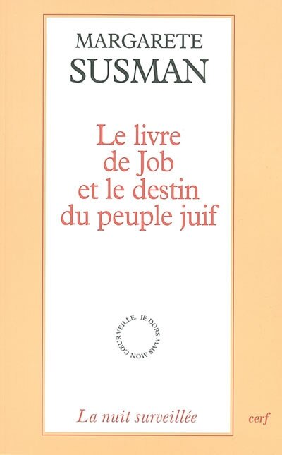 Front cover_Le livre de Job et le destin du peuple juif