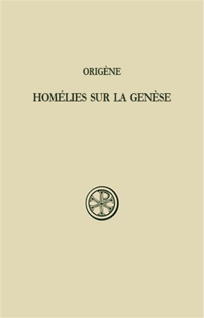 Front cover_Homélies sur la Genèse