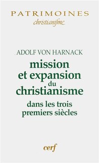 Front cover_Mission et propagation du christianisme aux trois premiers siècles