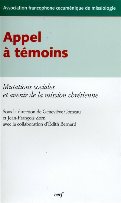 Front cover_Appel à témoins