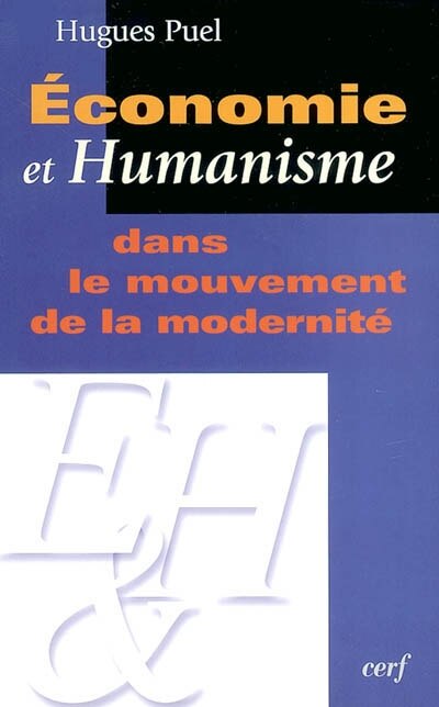Front cover_Economie et humanisme