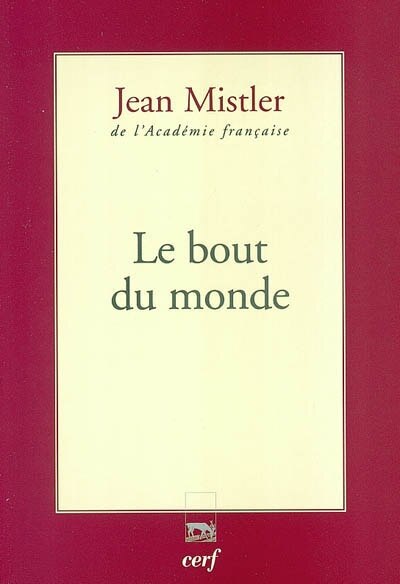Front cover_Le bout du monde : récit