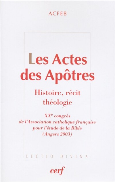 Front cover_Les Actes des apôtres