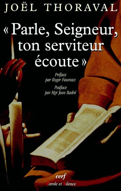 Front cover_Parle, Seigneur, ton serviteur &eacute;coute