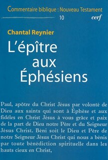 Front cover_L' épître aux Ephésiens