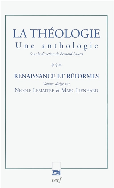Front cover_Renaissance et réformes