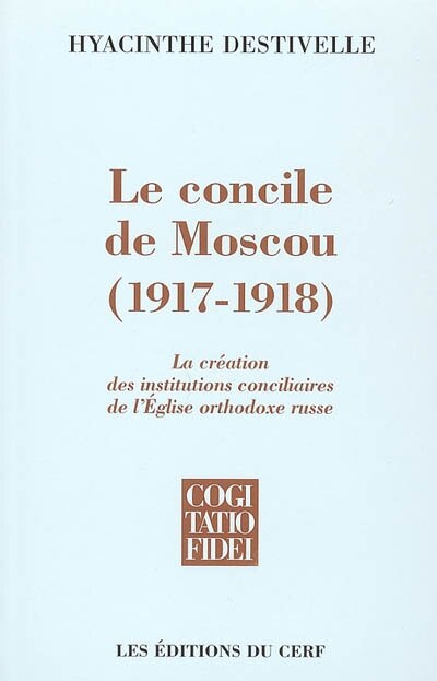 Front cover_Le concile de Moscou (1917-1918)