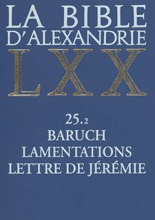 Front cover_Baruch, Lamentations, Lettre de Jérémie