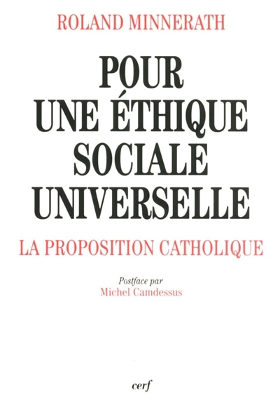 Couverture_Pour une éthique sociale universelle