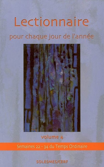 Couverture_Temps ordinaire, semaines XXII-XXXIV