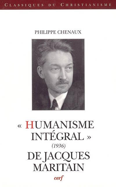 Front cover_Humanisme intégral (1936) de Jacques Maritain