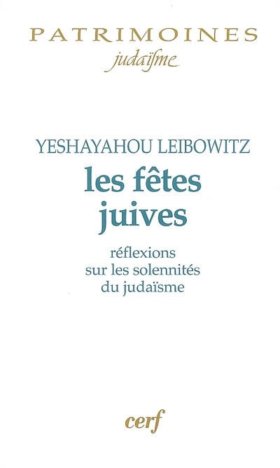Front cover_Les fêtes juives