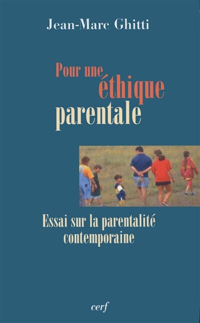Front cover_Pour une éthique parentale