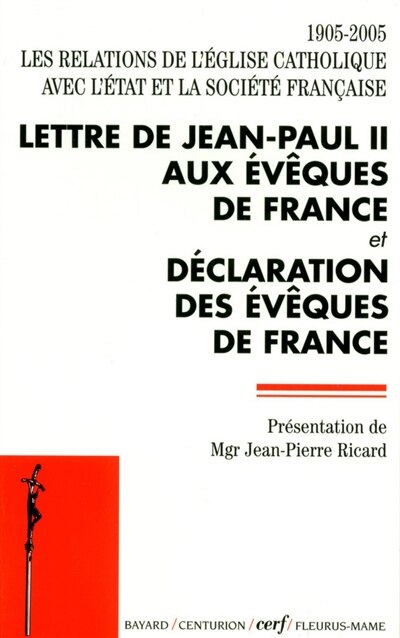 Front cover_Lettre de Jean-Paul II aux évêques de France ; Déclaration des évêques de France