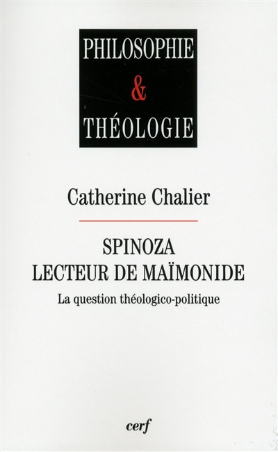 Front cover_Spinoza, lecteur de Maïmonide : la question théologico-politique