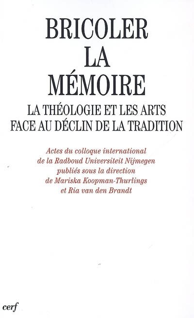 Front cover_Bricoler la mémoire