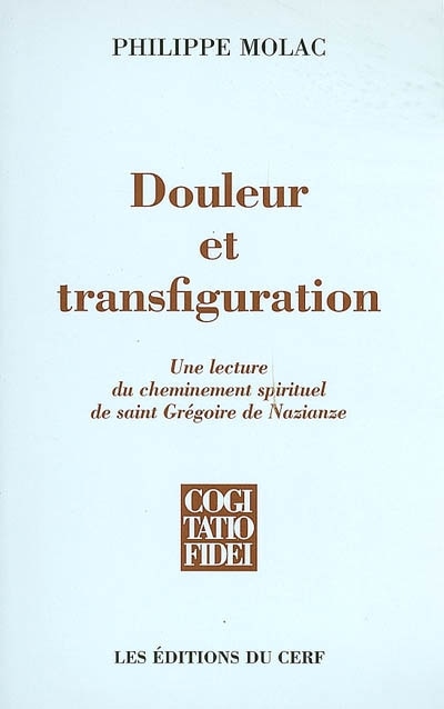 Couverture_Douleur et transfiguration