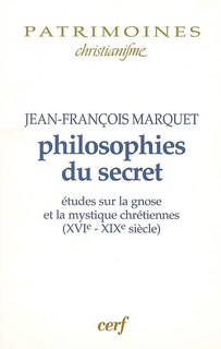 Couverture_Philosophies du secret