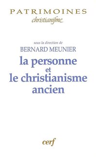 Front cover_La personne et le christianisme ancien