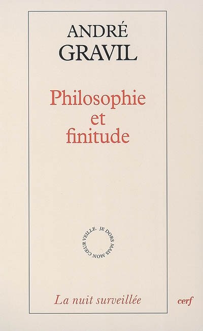 Front cover_Philosophie et finitude