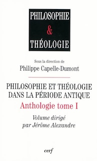 Front cover_Philosophie et théologie dans la période antique