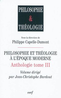 Front cover_Philosophie et théologie à l'époque moderne