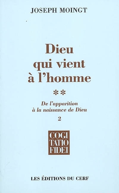 Couverture_De l'apparition à la naissance de Dieu