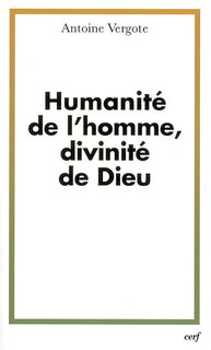 Front cover_Humanité de l'homme, divinité de Dieu