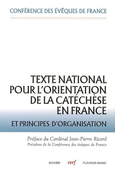 Couverture_Texte national pour l'orientation de la catéchèse en France