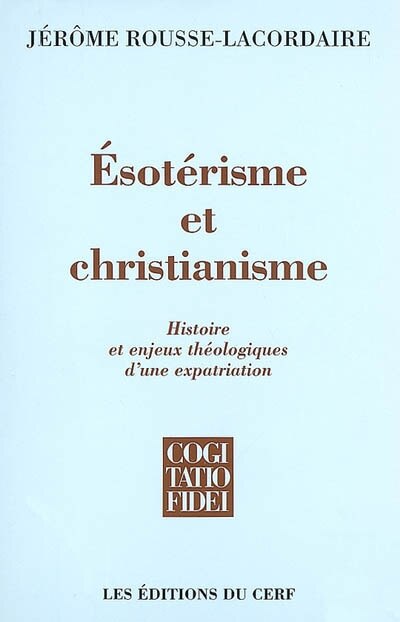 Couverture_Esotérisme et christianisme