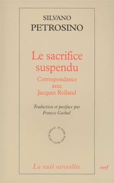 Front cover_Le sacrifice suspendu
