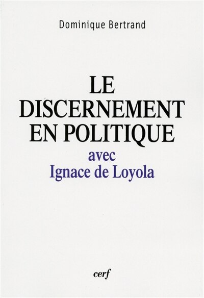Front cover_Le discernement en politique