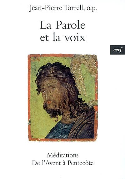 Front cover_La parole et la voix