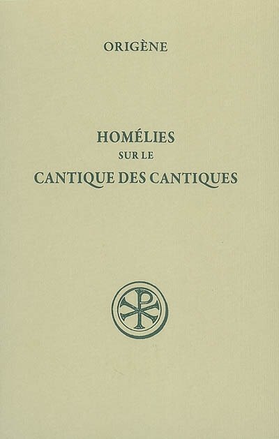 Couverture_Homélies sur le Cantique des cantiques