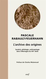 Front cover_L' archive des origines