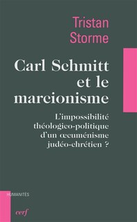 Front cover_Carl Schmitt et le marcionisme