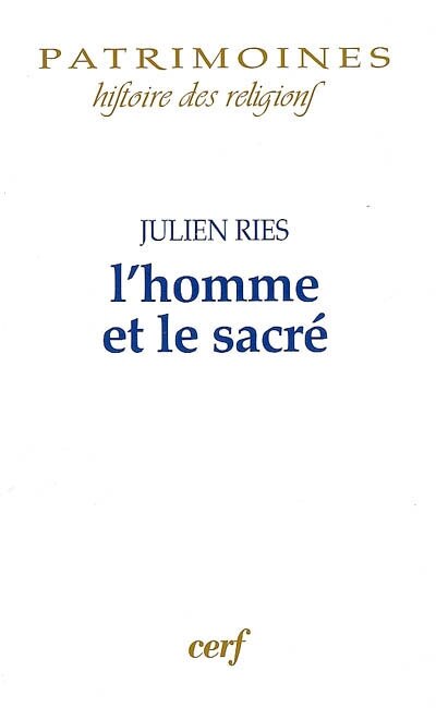 Front cover_L' homme et le sacr&eacute;