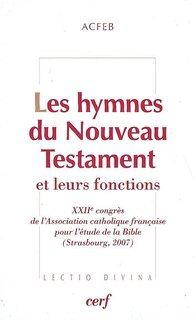 Couverture_Les hymnes du Nouveau Testament et leurs fonctions