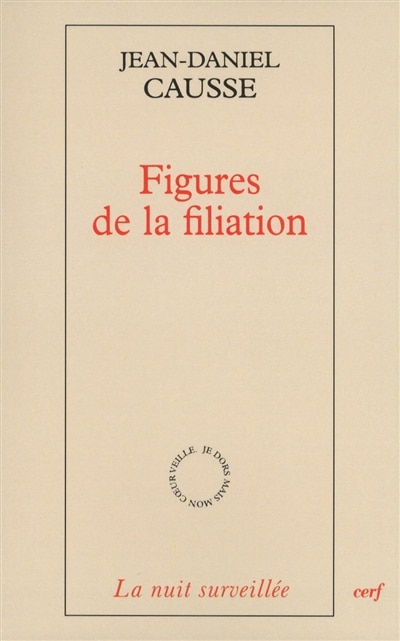 Front cover_Figures de la filiation