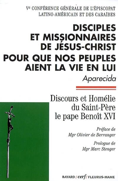 Front cover_Disciples et missionnaires de J&eacute;sus-Christ, pour que nos peuples aient la vie en lui