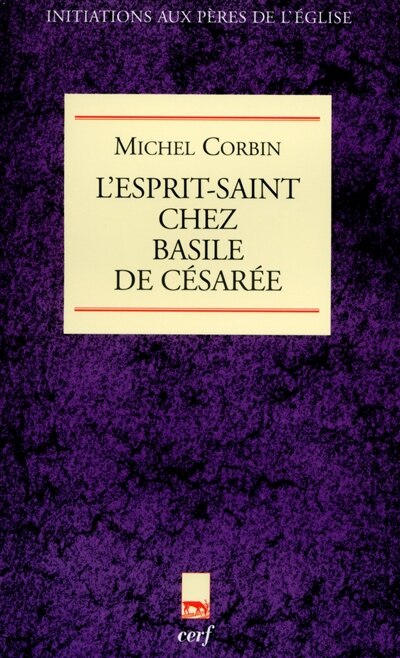 Front cover_L' Esprit-Saint chez Basile de Césarée