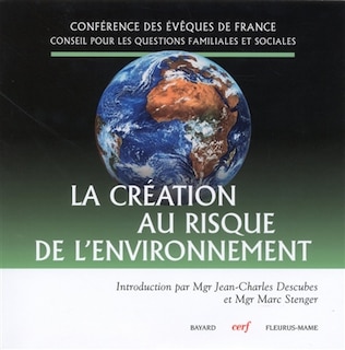Front cover_La création au risque de l'environnement