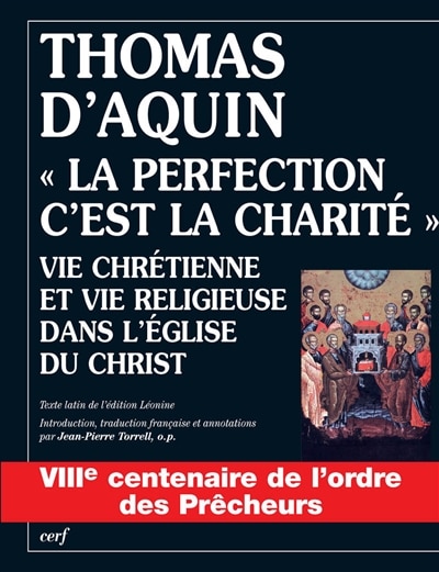 Front cover_La perfection c'est la charité