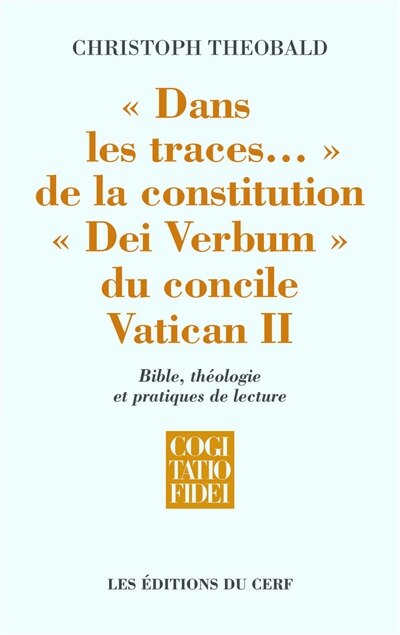 Front cover_Dans les traces... de la constitution Dei verbum du concile Vatican II