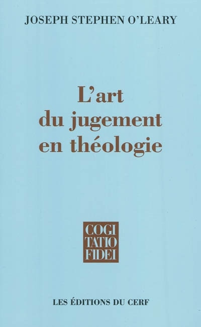 Couverture_L' art du jugement en théologie