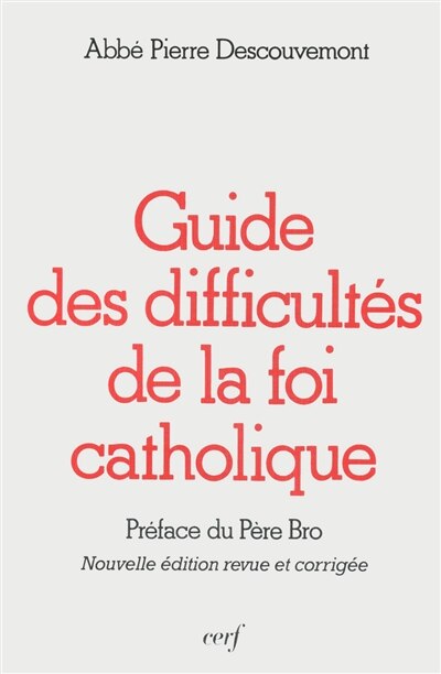 Front cover_Guide des difficultés de la foi catholique