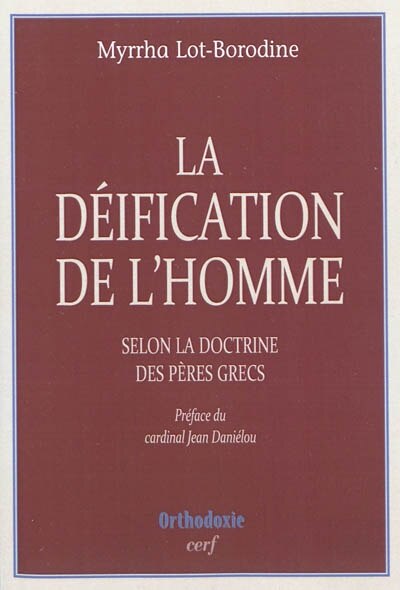 Front cover_La déification de l'homme